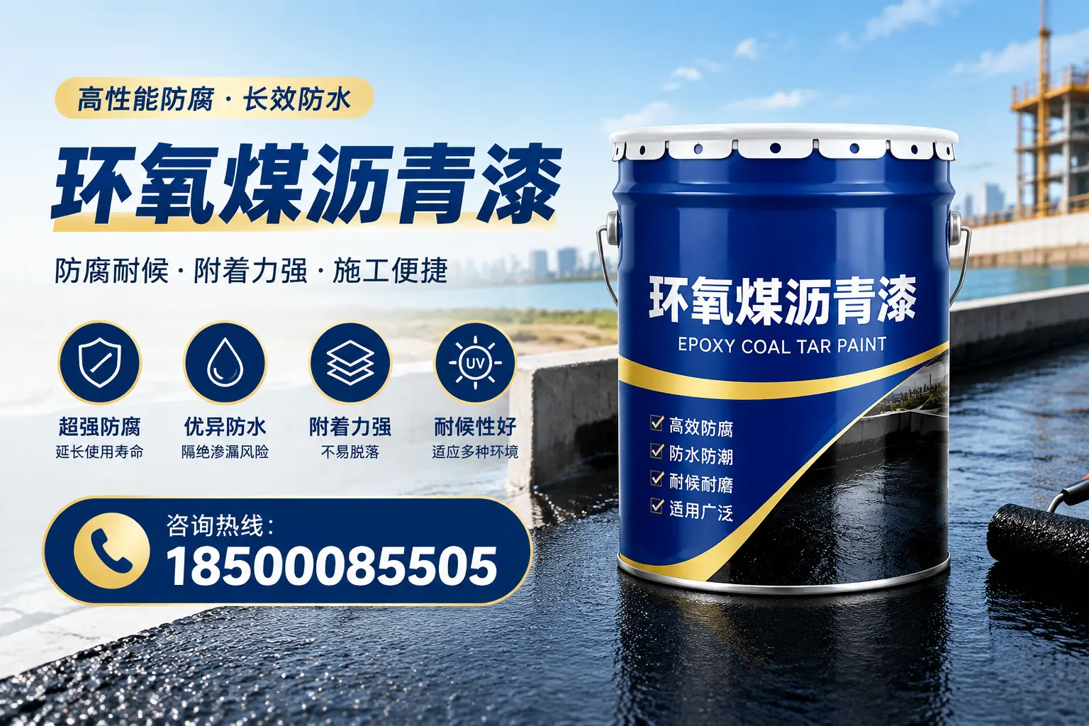 环氧煤沥青漆的优势与应用解析，适合红河企业选择